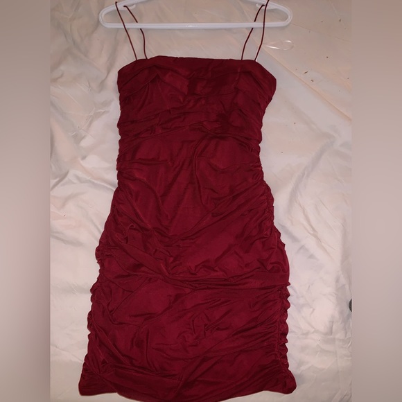 cute ruched club dress! - Picture 2 of 7